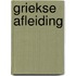 Griekse afleiding