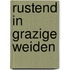Rustend in grazige weiden