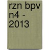 RZN BPV N4 - 2013 by Unknown