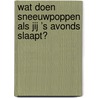 Wat doen sneeuwpoppen als jij ’s avonds slaapt? by J. Square