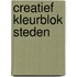 Creatief kleurblok Steden