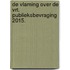 De Vlaming over de VRT. Publieksbevraging 2015.