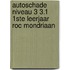 Autoschade niveau 3 3.1 1ste leerjaar ROC Mondriaan