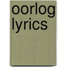 Oorlog Lyrics by Raymond Langereis