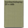Toonbankdisplay 20 x DDB door Onbekend