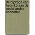 De bijdrage van het MKB aan de Nederlandse economie