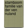 Stamboom familie van der Ven Nuland door Bart Gevers