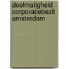 Doelmatigheid corporatiebezit Amsterdam door Leonie Janssen-Jansen