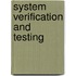 System verification and testing