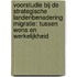 Voorstudie bij de strategische landenbenadering migratie: tussen wens en werkelijkheid