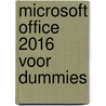 Microsoft Office 2016 voor Dummies door Wallace Wang