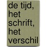 De tijd, het schrift, het verschil door Samuel Ijsseling