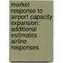 Market Response to Airport Capacity Expansion: Additional estimates airline responses