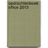 Opdrachtenboek Office 2013