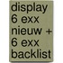 Display 6 exx nieuw + 6 exx backlist