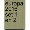 Europa 2016 set 1 en 2 door Onbekend