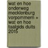 Wat en Hoe Onderweg Mecklenburg Vorpommern + Wat en Hoe Taalgids Duits 2015