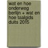 Wat en Hoe Onderweg Berlijn + Wat en Hoe Taalgids Duits 2015