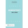 Tekstuitgave Gemeentewet 2015/2016 by Unknown