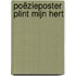 Poëzieposter plint Mijn hert