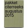 Pakket Citerreeks augustus 2015 door Jan W. Klijn