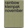 Rainbow kleinpak november door Onbekend