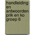 Handleiding en antwoorden Prik en Ko groep 6