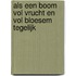 Als een boom vol vrucht en vol bloesem tegelijk