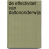 De effectiviteit van daltononderwijs by Symen van der Zee