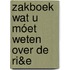 Zakboek Wat u móet weten over de RI&E