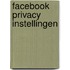 Facebook privacy instellingen