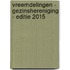 Vreemdelingen - Gezinshereniging - Editie 2015