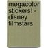 Megacolor stickers! - disney filmstars