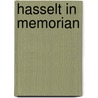 Hasselt in memorian door Jos Sterk