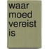 Waar moed vereist is