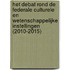Het debat rond de federale culturele en wetenschappelijke instellingen (2010-2015)