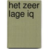 Het zeer lage IQ door Walter Magez