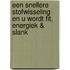 Een snellere stofwisseling en u wordt fit, energiek & slank