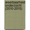 Weerbaarheid onderzocht (2010-2015) door Nanette Slagmolen