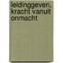 Leidinggeven, kracht vanuit onmacht