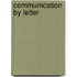 Communication by letter