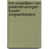 Het vergelijken van patiëntervaringen tussen zorgaanbieders door L. van der Hoek