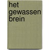 Het gewassen brein by Willy Linthout