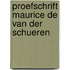 Proefschrift Maurice de van der Schueren
