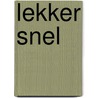 Lekker snel door Sabine Lambrechts