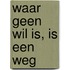 Waar geen wil is, is een weg