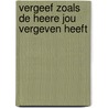 Vergeef zoals de Heere jou vergeven heeft door Philip Nunn