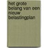 Het grote belang van een nieuw belastingplan