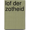 Lof der Zotheid door Desiderius Erasmus