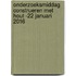 Onderzoeksmiddag construeren met hout -22 januari 2016